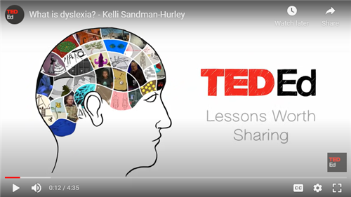 TEDEd Talk on What is dyslexia